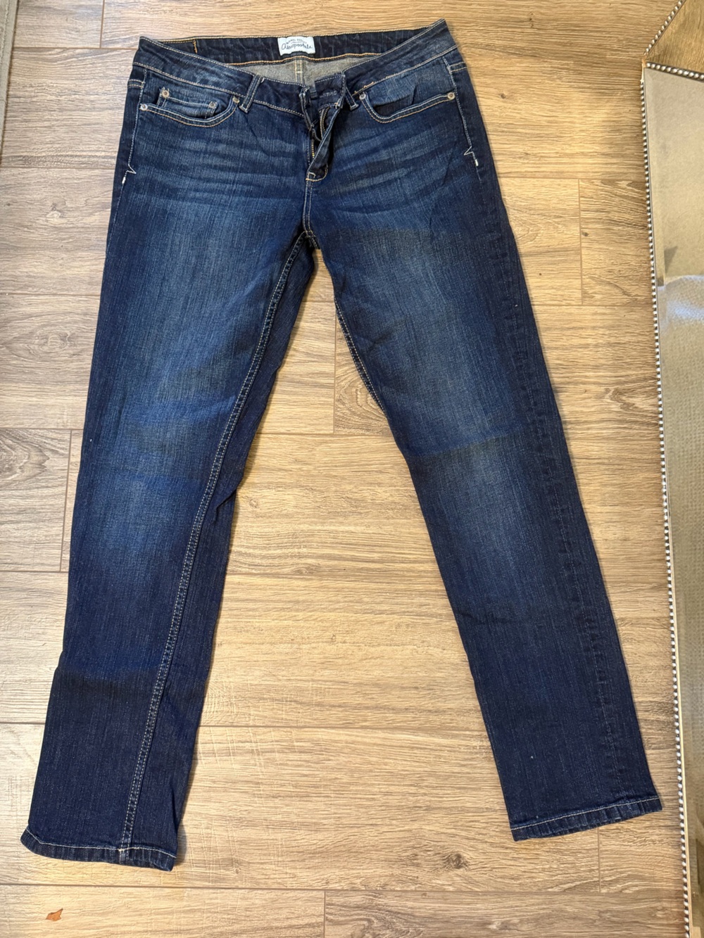 Aeropostale Women’s Skinny Jeans in Dark Blue Wash